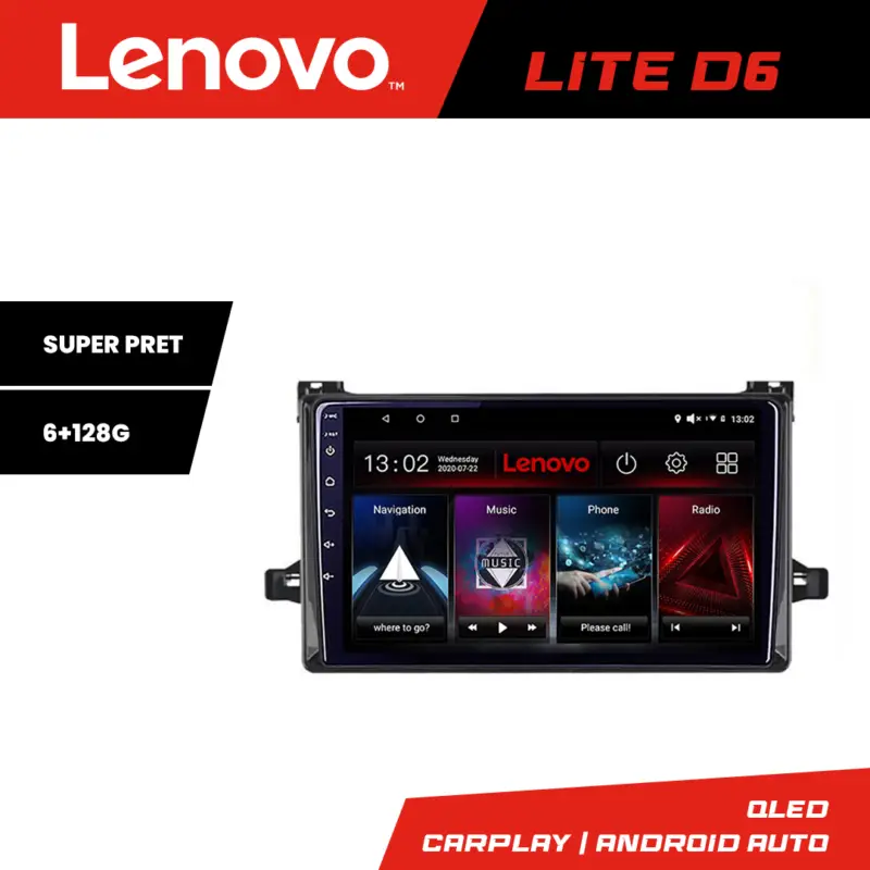 Super ofertă Navigatie Toyota Urbancruiser 2009-2014 Lenovo Android 6+128GB 8 Core