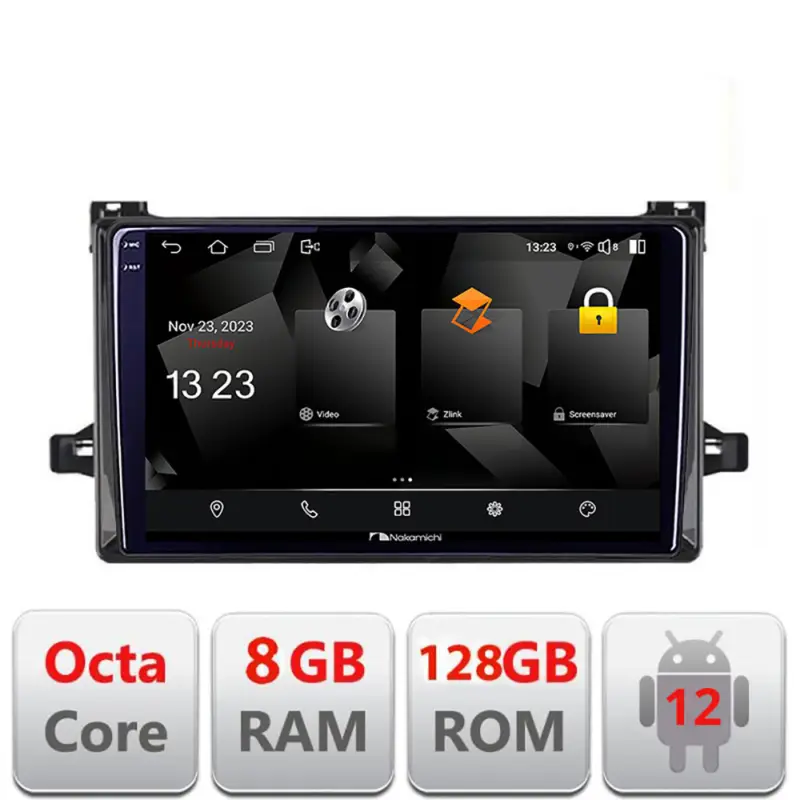 Navigație Toyota Urbancruiser 2009-2014 Android 12 QLED 2K 8+128GB Calitate înaltă