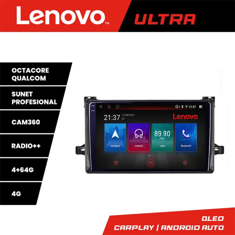 Navigatie Toyota Urbancruiser 2009-2014 Lenovo QLED 4GB+64GB Android Bestseller