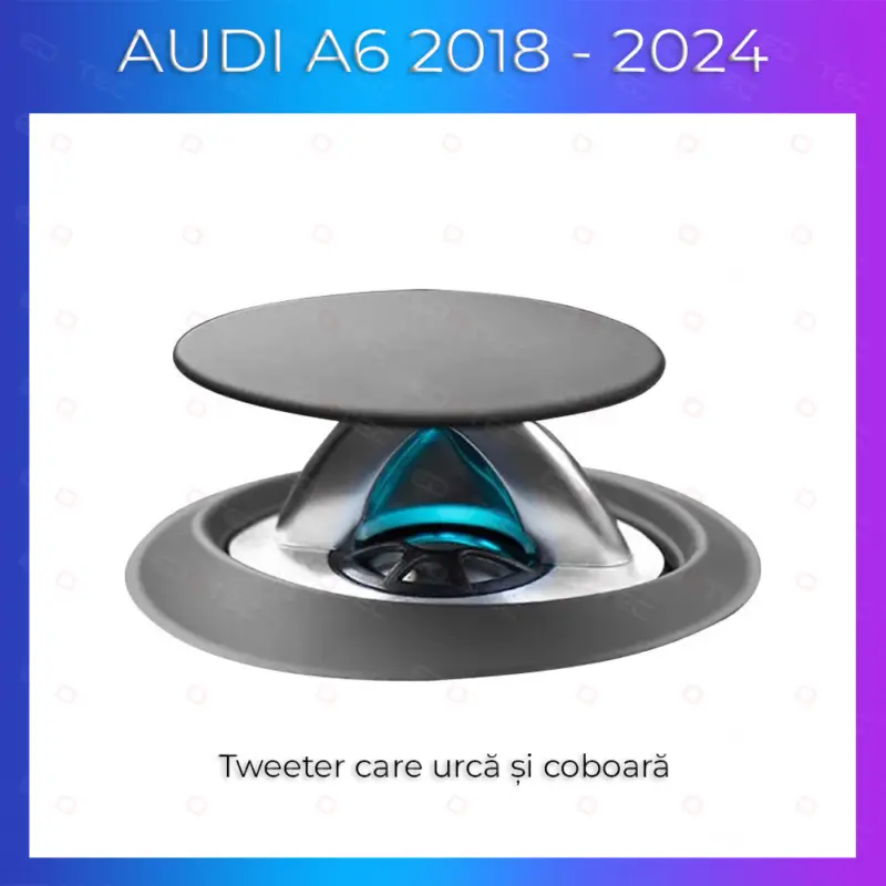 Ofertă limitată Lumini ambientale Audi A6 C8 2018-2024 cu tweetere 4D electrice