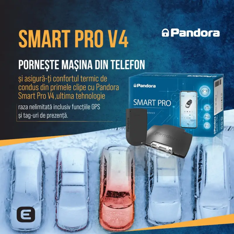 Cel mai vândut Kit pornire motor Chrysler Pacifica cu 4G, GPS si montaj inclus Pandora Smart Pro V4