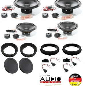 Difuzoare auto dedicate Audi fata si spate Audio System 560W max Reduceri