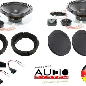Difuzoare auto dedicate usi spate Audi A1, Q2, Q3 Audio System 240W Plată securizată