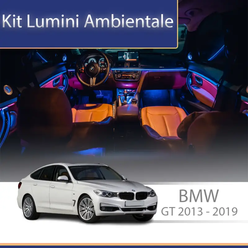 Cumpără online Kit lumini ambientale BMW Seria 3 GT 2013-2019, set complet cu control din telefon