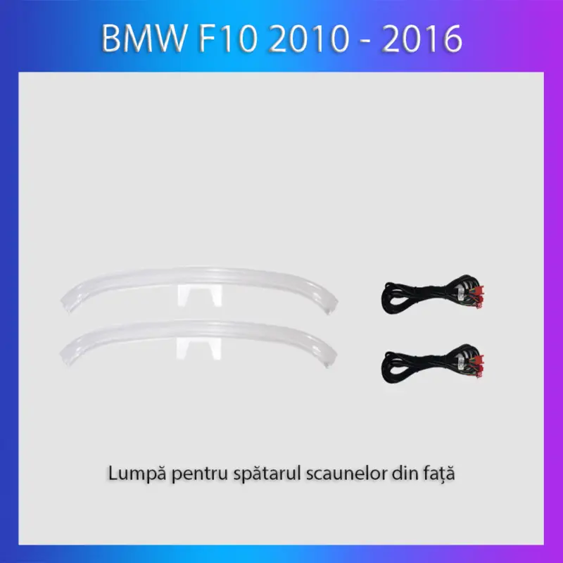 Lumini ambientale BMW Seria 5 F10/F11 2010-2016 pentru spătar scaun, control telefon Ofertă exclusivă
