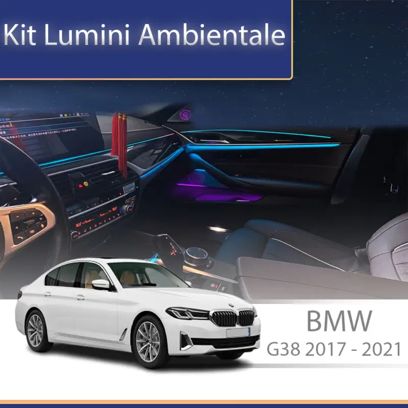 Kit lumini ambientale BMW Seria 5 G38 2017-2021, control telefon/original Ofertă exclusivă
