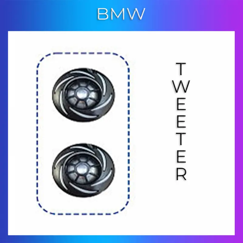 Reducere de preț Lumini ambientale BMW pentru tweeter iluminat, control din telefon sau sistem original