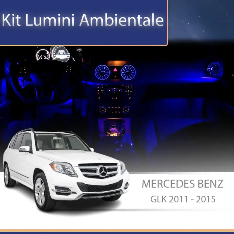 Transport gratuit Kit lumini ambientale Mercedes GLK X204 2011-2015, control telefon sau OEM