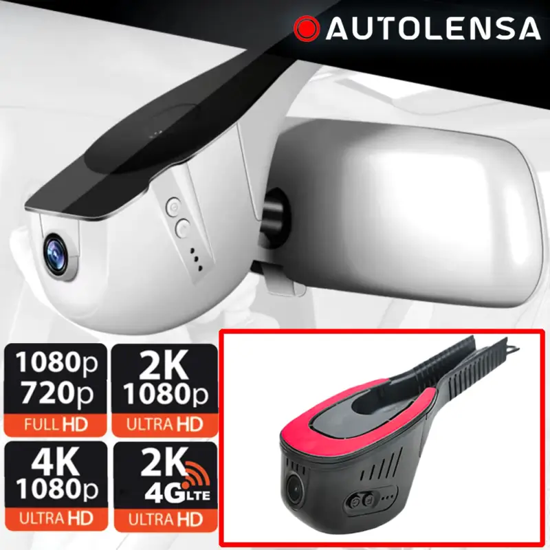 Ofertă de sezon Cameră DVR OEM Skoda Kodiaq 2016-2020 față-spate 1080p/720p WiFi 24/7 Gri