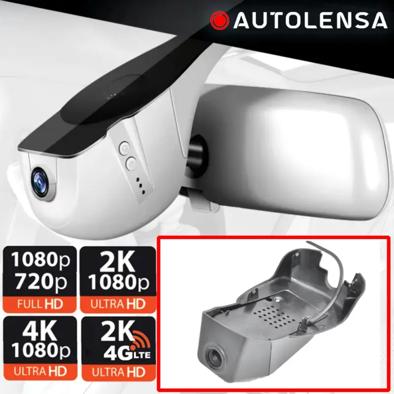Plată securizată Cameră DVR față 1080p WiFi pentru Volvo S90 2017-2018 Autolensa 24/7