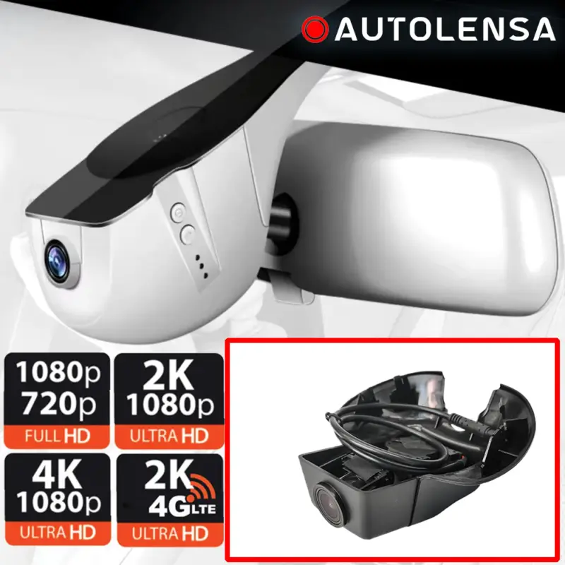 Cel mai vândut Cameră DVR față Volvo V40 2015-2018 1080p WiFi Autolensa 24/7