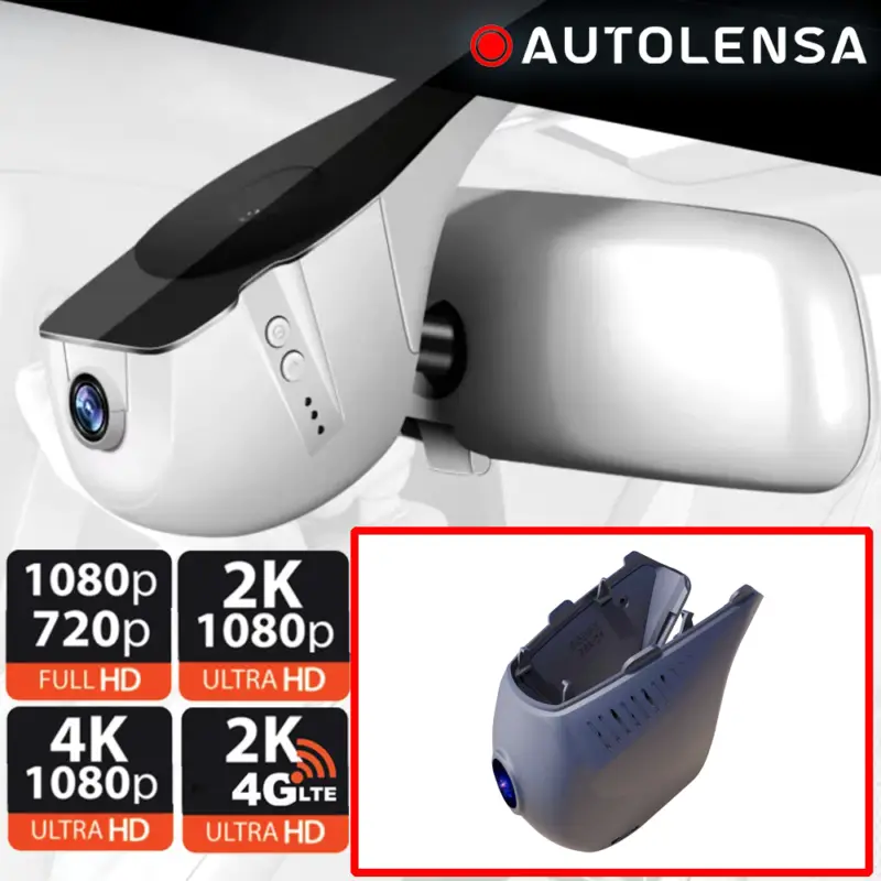 Cel mai vândut Cameră DVR față 1080p WiFi pentru Tesla Model S 2017, Autolensa 24/7