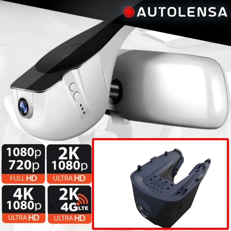Cameră DVR față Tesla Model X 2017 1080p WiFi Autolensa 24/7 Negru Reducere specială