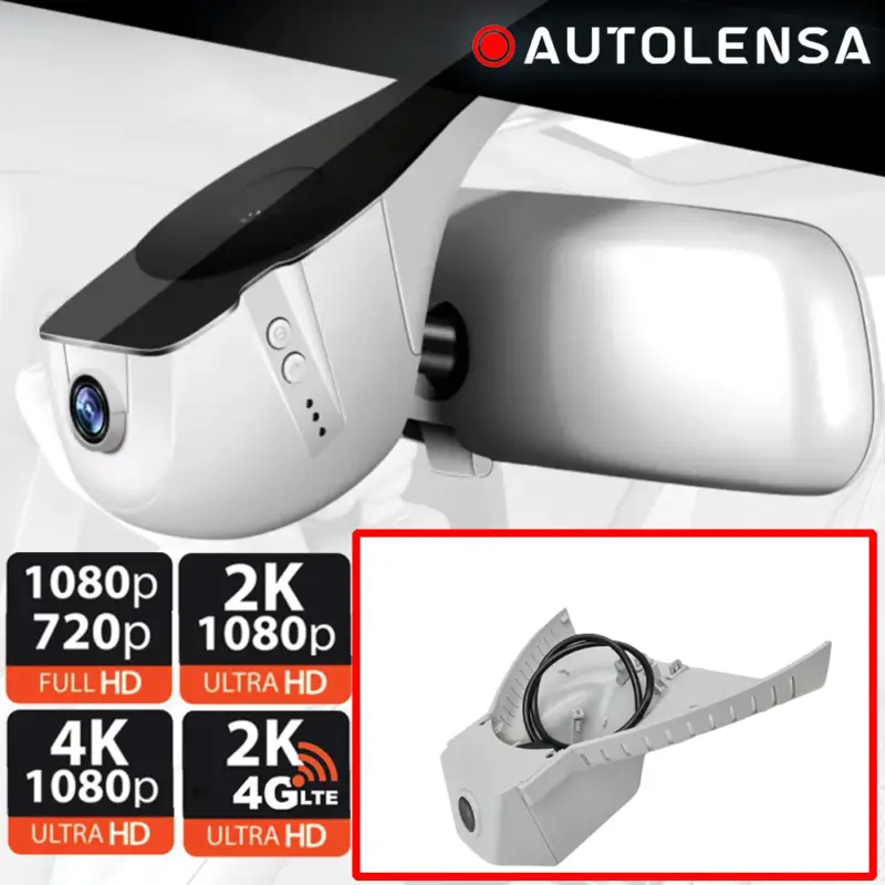 Vezi acum Camera DVR OEM pentru Skoda, fata-spate 1080p/720p, WiFi, 24/7, gri