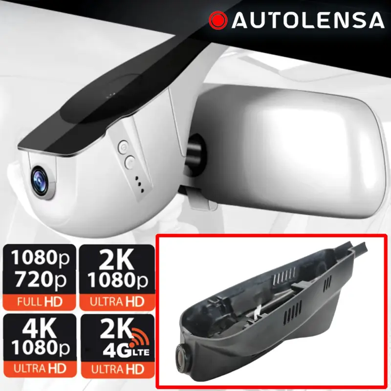 Livrare rapidă Cameră DVR față Peugeot 2008 2015-2018 1080p WiFi Autolensa 24/7
