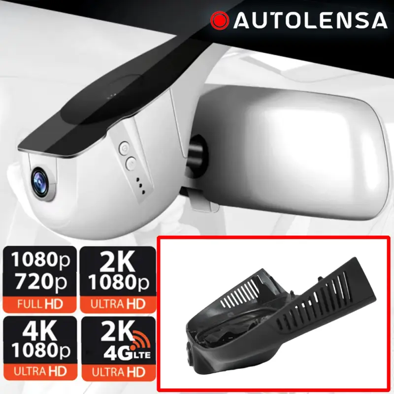 Cameră DVR față 1080p WiFi pentru Mercedes ML GL W166 2013-2015, Bej Preț promoțional