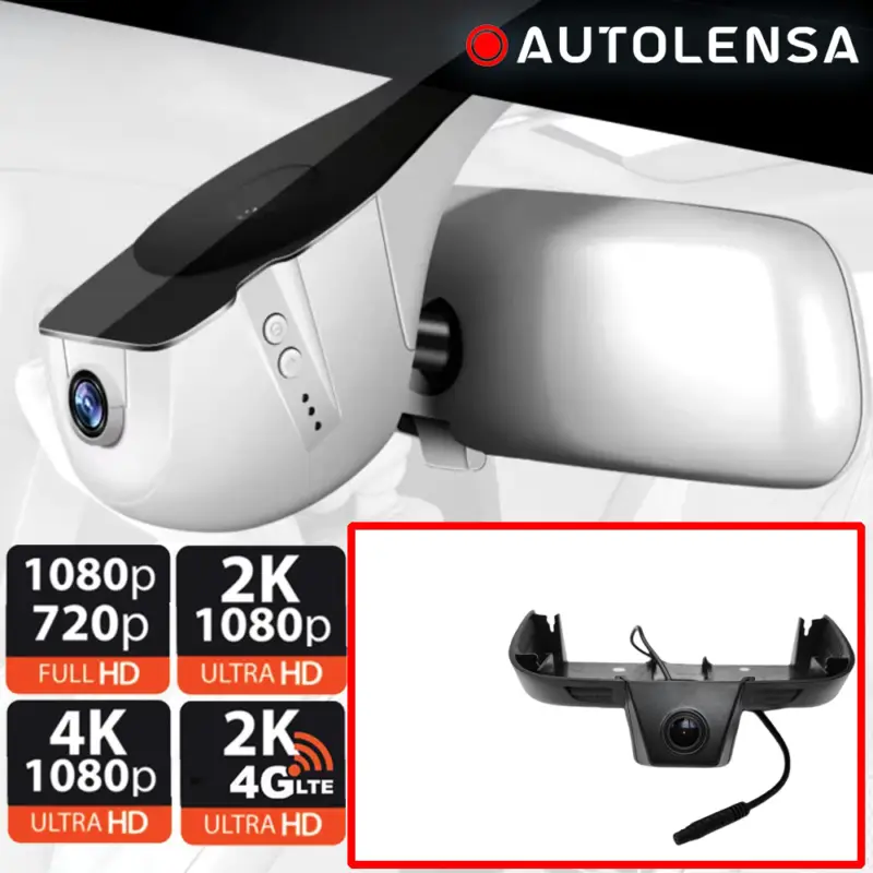 Ofertă de sezon Cameră DVR față Toyota Prado 2024 OEM 1080p WiFi 24/7 Autolensa
