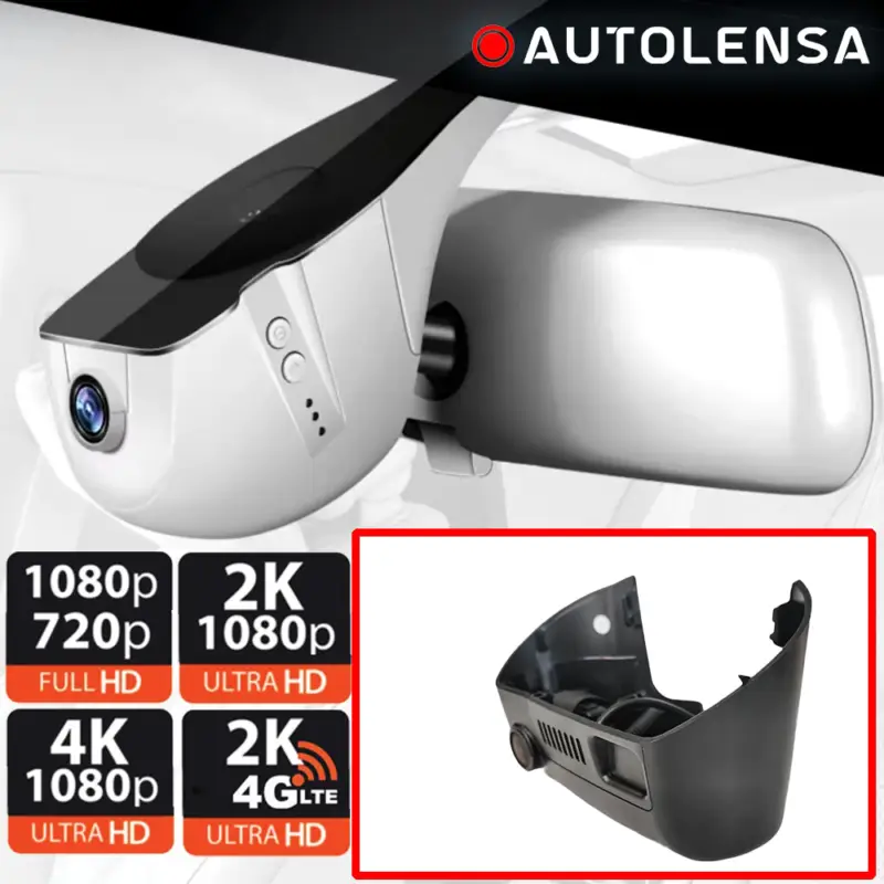 Cameră DVR față 1080p WiFi 24/7 pentru Jeep și Chrysler 2015-2018 Autolensa Transport gratuit