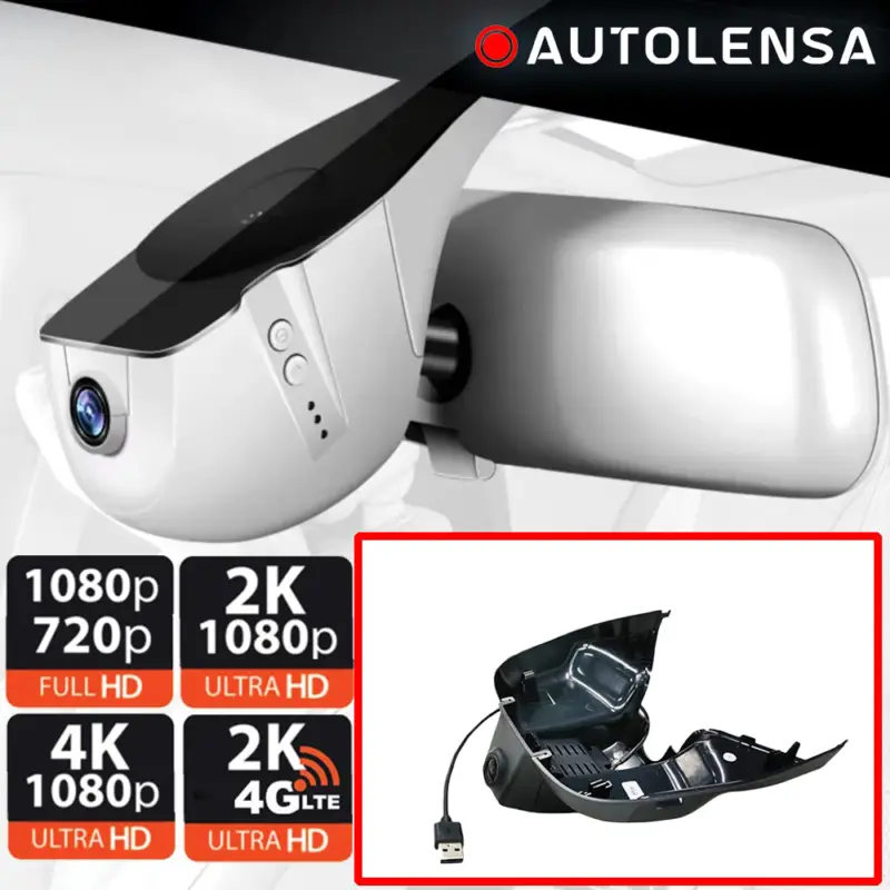 Cameră DVR față Ford Focus 2019-2021 OEM 1080p WiFi 24/7 Autolensa Retur gratuit