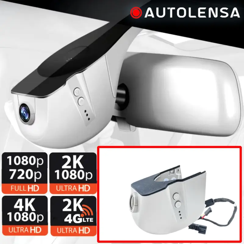 Reducere extra Cameră DVR OEM Audi A3 A4 A6 A8 Q5 Q7 R8 TT 1080p WiFi 24/7 Gri