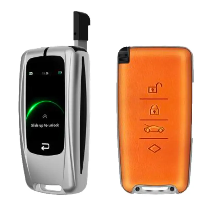 Bestseller Cheie smart universală cu touchscreen color și keyless entry, argintie MH10
