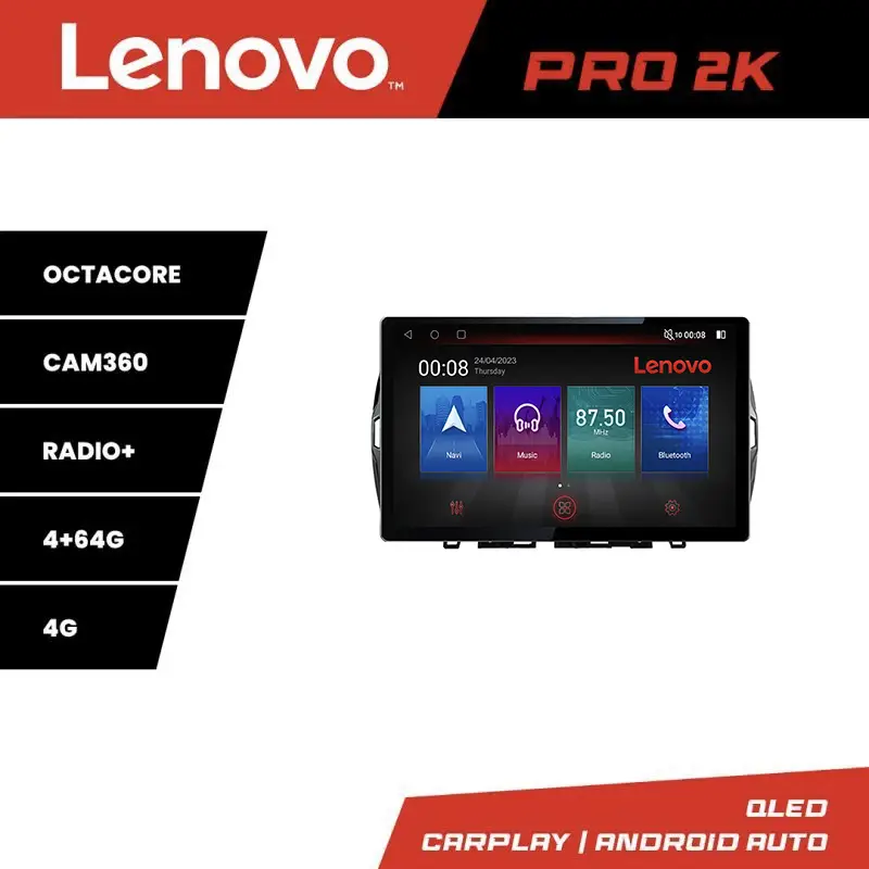 Navigație Android Citroen C5 Aircross Lenovo PRO 13 inch 2K, 4GB+64GB, 4G Doar azi