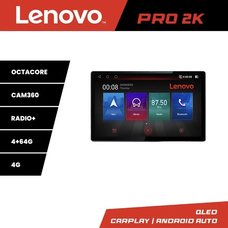 Navigație Toyota Camry 2021+ Lenovo Pro 13 inch 2K, 4GB RAM, 64GB, 4G Cumpărături sigure