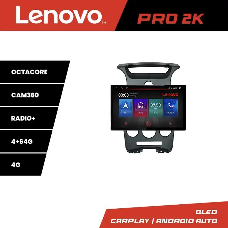 Livrare gratuită Navigație Kia Carens 2006-2012 Lenovo PRO 13 inch 2K, 4GB+64GB, 4G