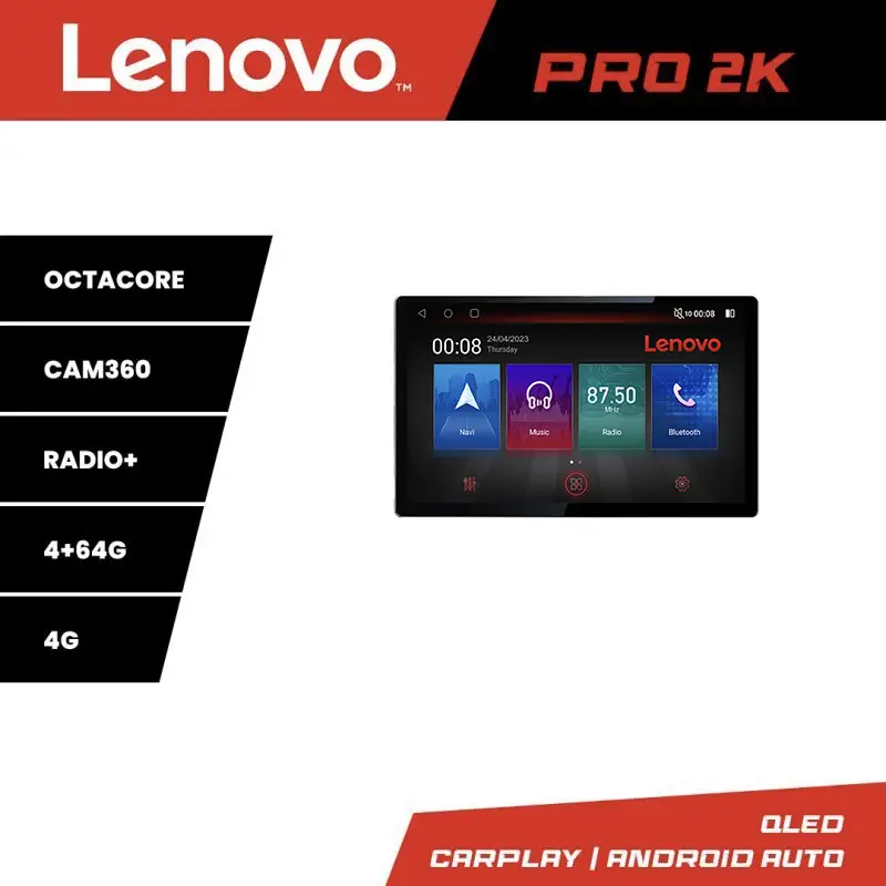 Calitate înaltă Navigatie Android Kia Ceed 2007-2009 Lenovo PRO 4GB+64GB 13 inch 2K 4G