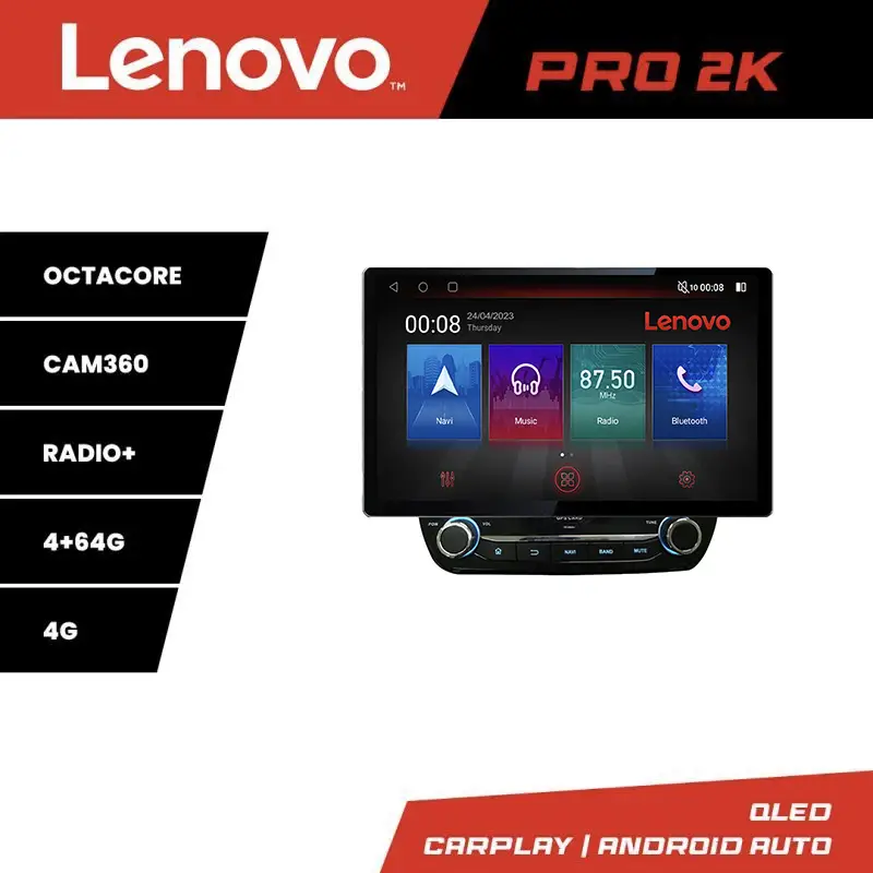 Expediere rapidă Navigație dedicată Ford Fiesta 2017-2022 Lenovo PRO 13 inch 2K 4G 4+64GB