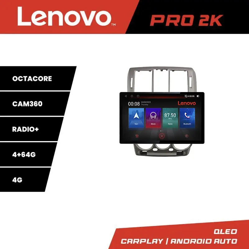 Calitate înaltă Navigație Hyundai Getz 2002-2010 Lenovo PRO 13 inch 2K, 4G, 4+64 GB