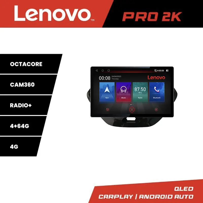 Expediere rapidă Navigație Ford KA 2015-2020 Lenovo PRO 4GB+64GB, 13 inch 2K, 4G