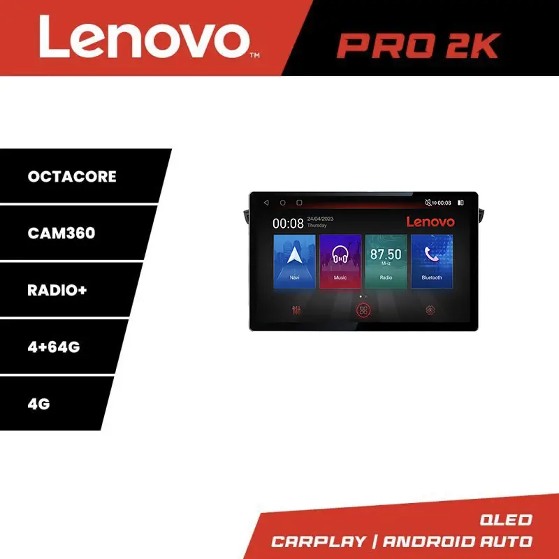 Navigație Toyota Land Cruiser L100 2002-2006 Lenovo PRO 13 inch 2K 4G 4+64GB Discount