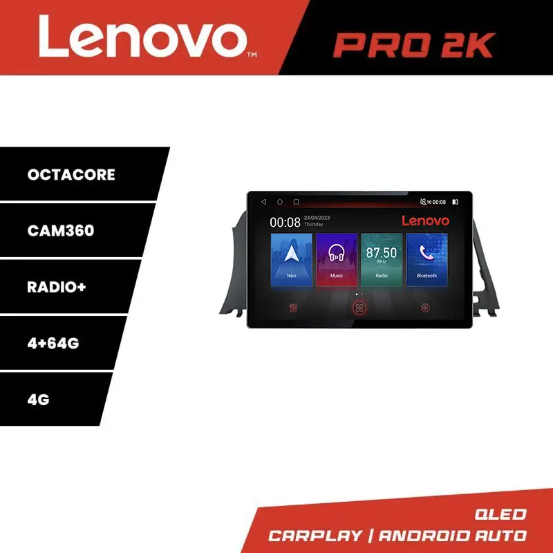 Navigație Nissan Murano Z51 2007-2013 Lenovo Pro 4GB+64GB 13 inch 2K 4G Preț promoțional