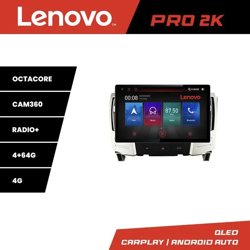 Navigație Lexus RX300 2003-2008 Lenovo PRO 4+64GB, 13 inch 2K, 4G Chilipir