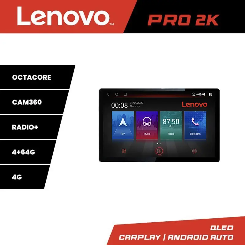 Plată securizată Navigație dedicată Volvo S60 2002-2008 Lenovo PRO 4GB+64GB 13 inch 2K 4G