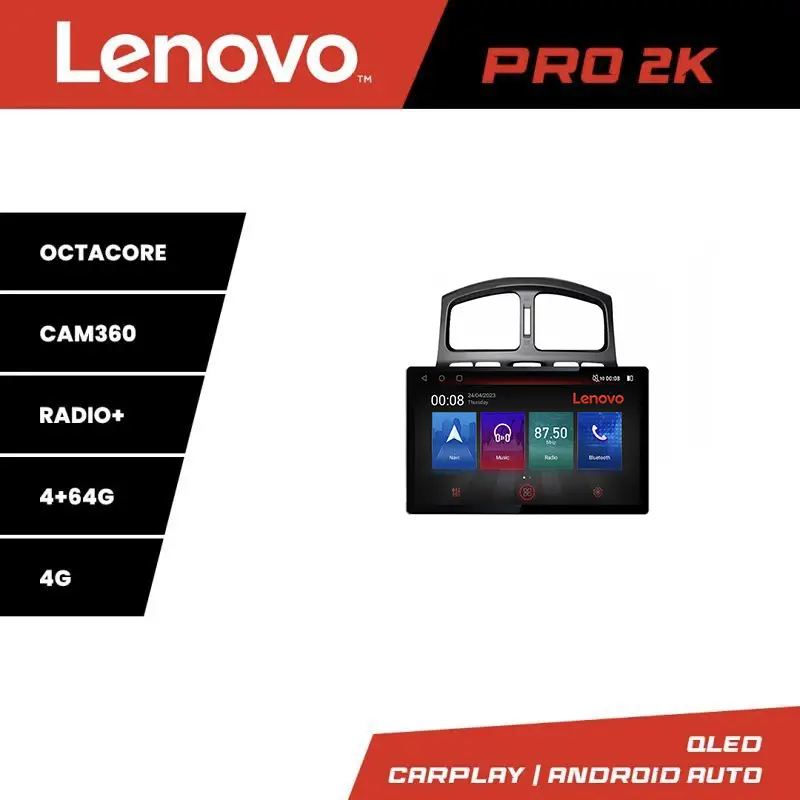 Navigație Android Hyundai Santa Fe 2000-2006 Lenovo PRO 13 inch 2K 4GB+64GB 4G DSP Cumpărături sigure