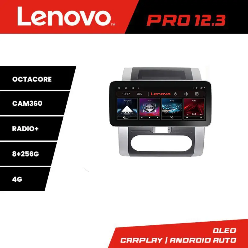 Plată sigură Navigație Nissan X-Trail 2008-2013 Lenovo Pro 12.3 QLED 8+256GB 4G