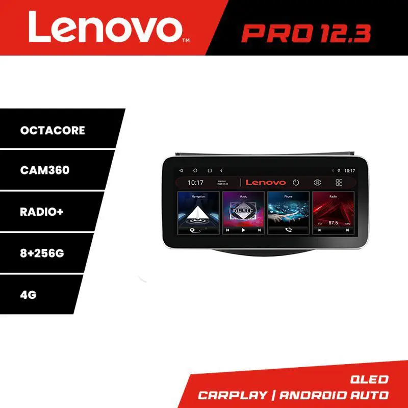 Navigație Toyota RAV4 2006-2012 Lenovo PRO 12.3 QLED 8+256GB 4G GPS Preț promoțional