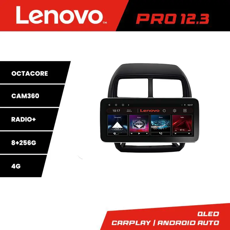 Navigație Mitsubishi ASX 2017-2021 facelift Lenovo PRO 12.3 QLED 8GB+256GB 4G Ofertă specială