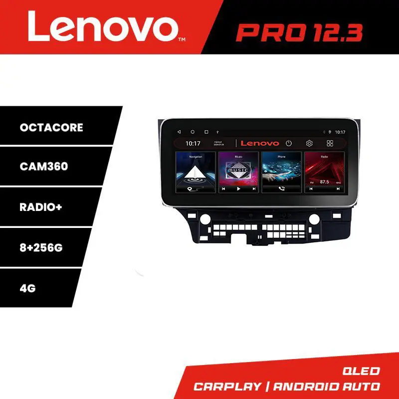 Navigație Android Mitsubishi Lancer 2008+ Lenovo PRO 12.3 QLED 8+256GB 4G Cel mai bun preț