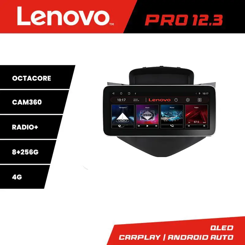 Ieftin Navigație Chevrolet Cruze 2009-2013 Lenovo Pro 12.3 QLED 8GB+256GB 4G