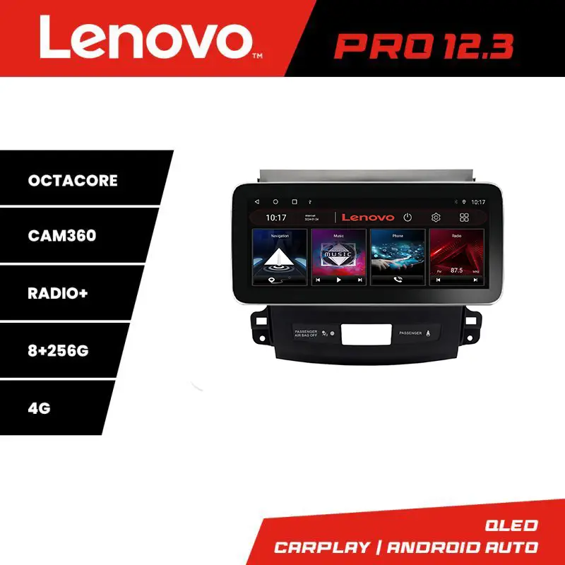 Transport gratuit Navigatie Mitsubishi Outlander 2007-2012 Lenovo PRO 12.3 QLED 8+256GB 4G