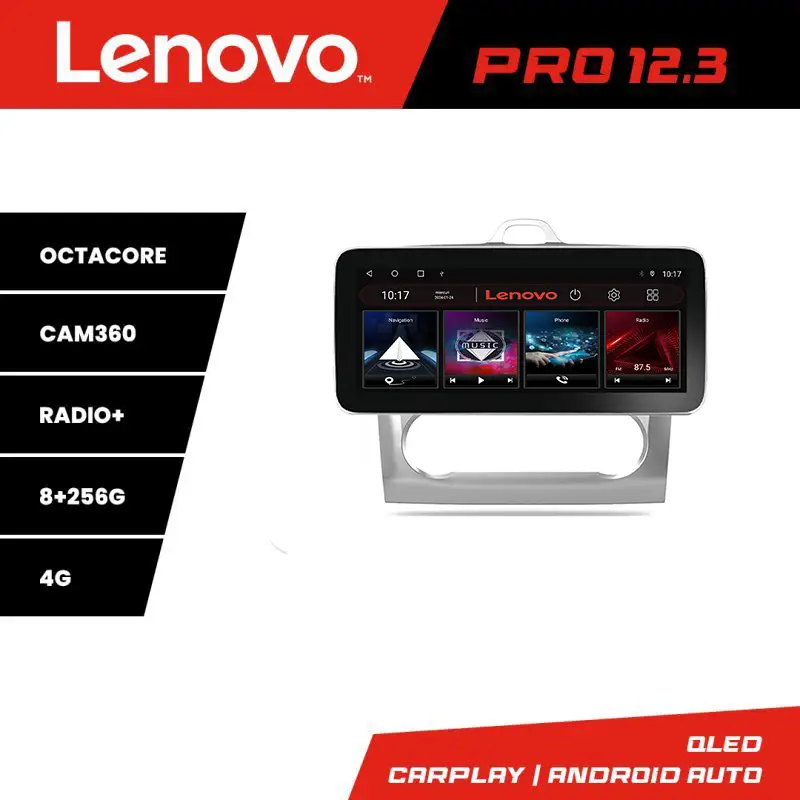 Navigatie Ford Focus 2004-2011 pentru clima automata, Lenovo PRO 12.3 QLED 8+256GB 4G Preț promoțional