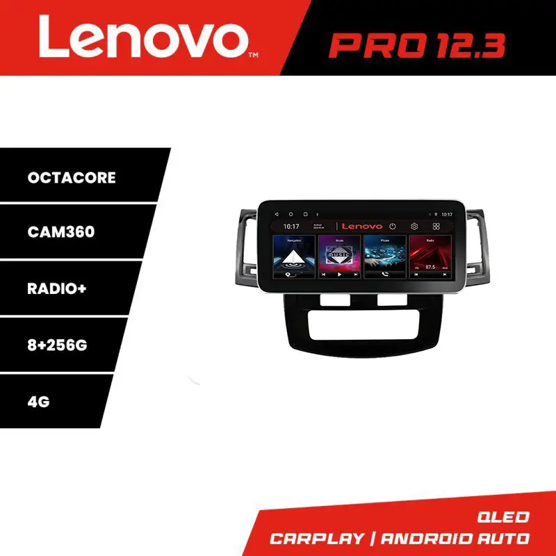 Reducere de preț Navigație Toyota Hilux 2008-2014 Lenovo PRO 12.3 QLED 8GB+256GB 4G