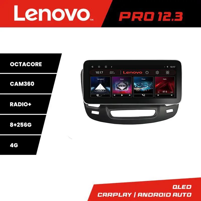 Cumpără acum Navigație Chrysler 200 2015-2019 Lenovo PRO 12.3 QLED 8GB+256GB 4G