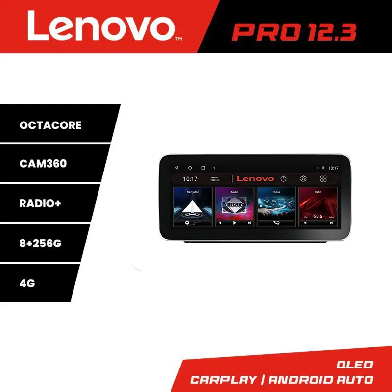 Livrare expres Navigatie Peugeot 2008 2020+ Lenovo PRO 12.3 inch QLED 8GB RAM 256GB 4G