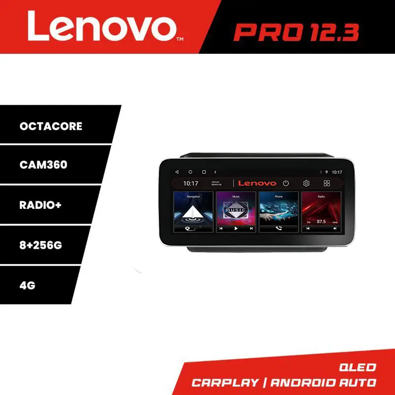 Noutate Navigație Suzuki Swift 2017+ Lenovo PRO 12.3 inch QLED 8GB+256GB 4G