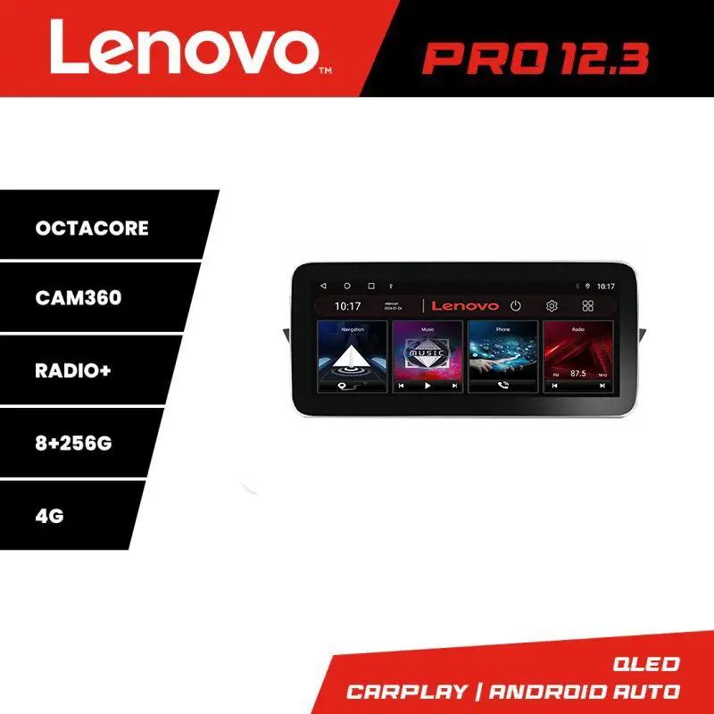 Navigație BMW X1 E84 Lenovo Pro 12.3 QLED, 8GB RAM, 256GB, 4G Livrare gratuită