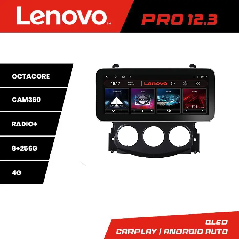 Navigație Nissan 370Z 2008-2012 Lenovo PRO 12.3 QLED 8+256GB 4G DSP Bestseller
